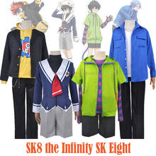 Disfraz de Cosplay de Infinity SK Eight Kyan Reki, pelucas de Chinen Miya, trajes de fiesta, SK8 Miya 2024 - compra barato