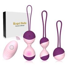 Bolas vaginales chinas para mujer, bolas para juegos sexuales, entrenador, simulador de Kegel, Control remoto, peso de huevo vibrador, bola inteligente 2024 - compra barato