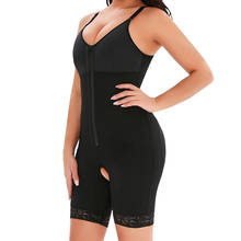 Modelador feminino de cintura, cinta com controle de barriga, virilha aberta, fina e fina coxa, corpo inteiro 2024 - compre barato