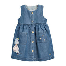 Little Maven-ropa de algodón para niñas pequeñas, vestidos con flores, vestidos rosas informales para niños de 2 a 7 años, verano 2021 2024 - compra barato