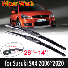 Escova de limpeza de para-brisa dianteiro para suzuki sx4 2006 ~ 2020, acessório marsemi s-cross 2011, 2012, 2013, 2014 2024 - compre barato