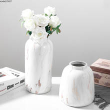 Modern Marbled Ceramic Vase Flower Pot Flower Arrangement Plant Hydroponic Vase Countertop Living Room Decoration Wedding Gift 2024 - buy cheap