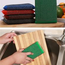 Practical Stainless Steel Wire Sponge Scouring Cloth Kitchen Decontamination Clean Bowl/dish/pot Brush Household Cleaning Tool 2024 - buy cheap