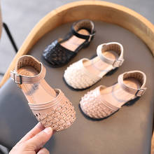 Sandalias antideslizantes suaves para niñas pequeñas, zapatos de playa, informales, romanas, de verano 2024 - compra barato