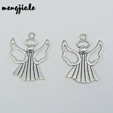 14pcs/lot Antique Metal Zinc Alloy Angel Charms for Jewelry Making DIY Handmade Craft Pendants Charms 21*26mm 2024 - buy cheap