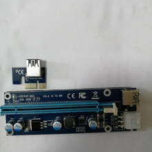 Cabo de alimentação sata pci-e 1x para 16x riser card com 15 pinos-6 pinos cabo usb 3.0 para btc miner 2024 - compre barato