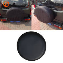 POSSBAY-cubierta de neumático de coche, funda protectora impermeable para rueda de vehículo, a prueba de polvo, color negro, 14/15/16/17" 2024 - compra barato