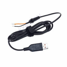 USB-кабель для зарядки с разъемом постоянного тока, Кабель-адаптер с разъемом постоянного тока для Lenovo Yoga 3 Pro 13-5Y70 5Y711 Yoga 4 L3FE, USB-кабель для зарядки 1,2 м 2024 - купить недорого