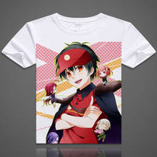 Hataraku Maou - sama T - camisa Anime o diabo é um Part - temporizador satanás Jacob Cosplay camiseta moda respirabilidade cobre T 2024 - compre barato
