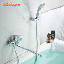 Accoona-grifo de ducha de baño, mezclador de agua fría y caliente, montaje en pared, A71109 2024 - compra barato