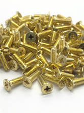 50pcs GB819 DIN965 Brass Countersunk Head Screw Phillips Cross Recessed Flat Head Machine Screws Bolts M2 M2.5 M3 M4 M5 M6 M8 2024 - buy cheap