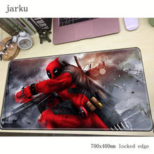 Deadpool mouse pad gamer mais barato 700x400mm tapete de mouse notbook grande gaming mousepad hd impressão almofada do mouse mouse 2024 - compre barato