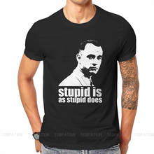 Camisetas a la moda de Forrest Gump para hombres, camisa de cuello redondo de gran tamaño, película de Drama de cómics románticos 2024 - compra barato