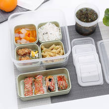 7PCS/Set Lunch Box Eco-Friendly Bento Box Food Storage Container Microwavable Sandwich Box Leakproof Crisper Portable Lunchbox 2024 - buy cheap