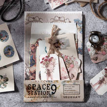 24pcs/bag Space 9 Station series Mix Material Paper Junk Journal Planner Scrapbooking Vintage Decorative DIY Craft Paper 2024 - buy cheap