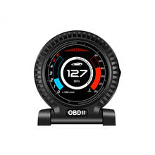 2021 Newest Car HUD LCD Gauge On-Board Computer Car Head Up Display Digital Meter Security Alarm Water&Oil temp RPM Clock 2024 - buy cheap