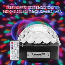 Crystal Magic Ball Stage Effect Light Dmx512 Sound Activated Rotating Disco Ball Party Light For ,KTV, Family Party 2024 - buy cheap