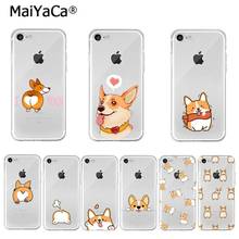 Cute Corgi Butt Animal Puppy  TPU Soft Phone Case Cover for iphone 11 12 Pro XS MAX XR 8 7 6 6S Plus X 5 5S SE 2024 - buy cheap