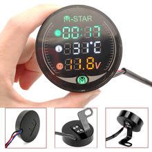 For BMW F800GS F800GT R1200GS f 800 gs Adventure Motorcycle Voltmeter Time Temperature LED 3-in-1 LED Digital Voltage Meter 2024 - buy cheap