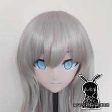 (RB914)Full Head Female Resin Cosplay Japanese Role Play Lappland Kigurumi Mask Crossdresser Doll Transgender Mask 2024 - buy cheap