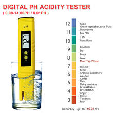 Rapid Test PH Acidity Meter Pen Water Quality Testing Equipment PH 0-14/0.01 Monitoring Instrument for Aquarium Water/Food Acids 2024 - buy cheap