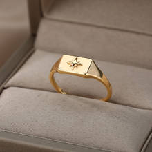 Женское кольцо из нержавеющей стали, в готическом стиле 2024 - купить недорого
