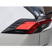 4 шт. для Toyota RAV4 RAV 4 2019 2020 ABS хромированные задние фары, лампы, крышки, рамка, отделка автомобиля, качественный стиль, блестки 2024 - купить недорого