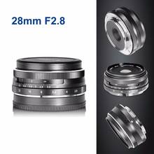 Meike 28mm F2.8 Manual Focusing Lens Metal Body Multi Coated APS-C for Canon Nikon Sony Fujifilm Olympus Panasonic Lumix 2024 - buy cheap