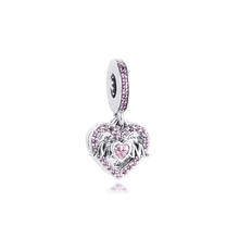 CKK Pink Heart & Mum Charms 925 Original Fit Pandora Bracelets Sterling Silver Beads for  Jewelry Making Women DIY 2024 - buy cheap
