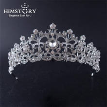 Himstory Luxury Princess Wedding Hair Accessories for Bride Pageant Crystal Vintage bijoux Hair Jewelry 2024 - buy cheap