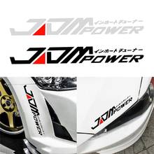 Universal Car Stickers Reflective Energy Decal Vinyl Waterproof Letter JDM Power Auto Automobile Car Body Sticker For All Car 2024 - buy cheap