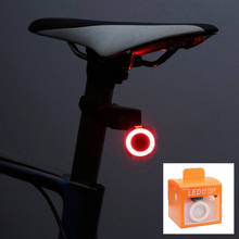 waterproof Multi Lighting Modes Bicycle Light USB Charge Led Bike Light Flash Tail Lights for  Outdoor Cycling Safety  Bike Seat 2024 - buy cheap