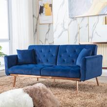 Sofá moderno sofá de veludo nordic cadeira macia sala estar sofá mobiliário para casa minimalista pequeno apartamento sofá preguiçoso 2024 - compre barato