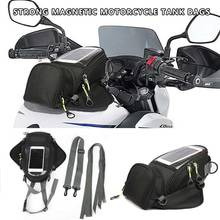 Magnetic Motorcycle Motorcycle Accessories Tank Bag Fuel Tank Bag Motorbike Oil Fuel Tank Bag Riding Shoulder Bag for Phone/GPS 2024 - buy cheap