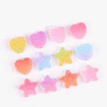 30-100Pcs Lovely Candy Flat Back Resin Decorative Material DIY Hairpin Earrings Jewelry Decorative Accessories Nail Art Craft 2024 - buy cheap