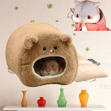 Warm Bed Rat Hammock Squirrel Winter Pet Toy Hamster Fleece Cage Plush House Hanging Nest 2024 - buy cheap