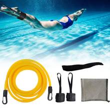 Cinturón elástico de resistencia ajustable para Entrenamiento de natación, cuerda de seguridad de alta calidad, tubos de látex 2024 - compra barato