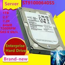 Seagate-disco duro interno para ordenador portátil, unidad de disco duro de 1TB, 2,5 ", 7,2 K, SAS, 6 Gb/s, 64MB, 7200RPM, clase empresarial, ST91000640SS, nuevo y Original 2024 - compra barato