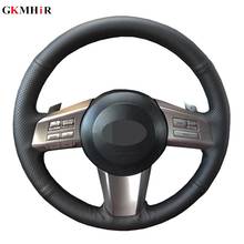 Hand-stitched Black Artificial Leather Car Steering Wheel Cover For Subaru Outback 2010 2011 2012 Legacy 2009-2012 2024 - buy cheap