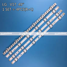 LED strip For LG 49UV340C 49UJ6565 49UJ670V 49UJ655V 49UJ630V 49UJ6585 17 49 R1 L1 ART3 6916L-2862A 6916L-2863A LC490DGG 4 PCS 2024 - buy cheap