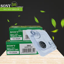 50 piezas para Sony 1,55 V 364 SR621SW V364 SR60 SR621 AG1, batería de reloj, pilas de botón de óxido de plata, paquete de grano único 2024 - compra barato