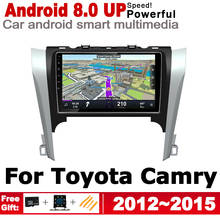 Radio Estéreo con GPS para coche, reproductor Multimedia con Android, 2DIN, para Toyota Camry 2012 ~ 2015 2024 - compra barato