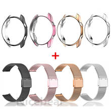 Funda 2 en 1 + correa para reloj Samsung Galaxy 3, pulsera milanesa de acero inoxidable, de 45mm y 41mm 2024 - compra barato