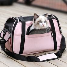 Portable Pet Carrier Folding Single Shoulder Bag Breathable Carrying Handbag for Small Dogs Puppies Cats Messenger Bag 2024 - buy cheap