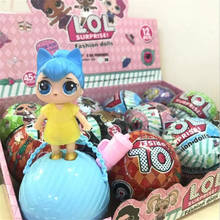 LoL сюрприз для ребенка Забавный мяч для сноса LoL куклы декомпрессия детские игрушки детские развивающие подарки на день рождения 2024 - купить недорого