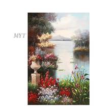 Handmade Mediterranean Picture Art Oil Painting Home Decoration Paintings Artwork Beauty Landscape Wall Art For Living Room Wall 2024 - buy cheap