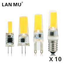 10pcs/lot G4 G9 E14 LED Light Bulb 3W 6W AC/DC 12V 220V LED Lamp COB Spotlight Chandelier Lighting Replace 30W 60W Halogen Lamps 2024 - buy cheap