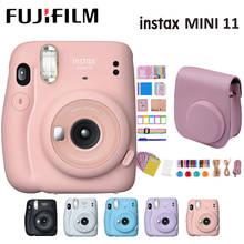 Фотоаппарат моментальной печати Fujifilm instax mini 11 mini11, фотография, фотоальбом MINI 9, батареи 9, подарок на день рождения, Рождество для мальчиков и девочек 2024 - купить недорого