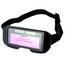 Óculos de segurança para soldador, com energia solar, escurecimento automático, proteção ocular profissional 2024 - compre barato