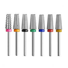 5 IN 1 Two-way Carbide Nail Drill Bits Manicure Pedicure Machine Milling Cutter Nail Files Remove Gel Polish Nail Art Tools 2024 - buy cheap